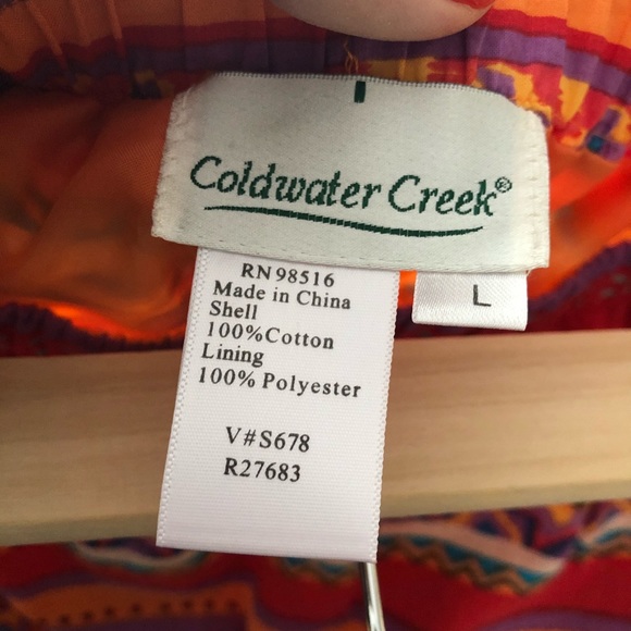 Coldwater Creek Striped Bohemian Maxi Skirt- Large - Picture 2 of 5